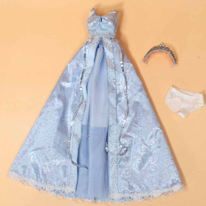 1/3 Sd Bjd Outfit Doll Clothes Lolita Queen In Story Full Dress+crown+underpants