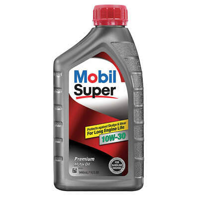 Mobil 124403 Engine Oil,10w-30,synthetic Blend,1qt