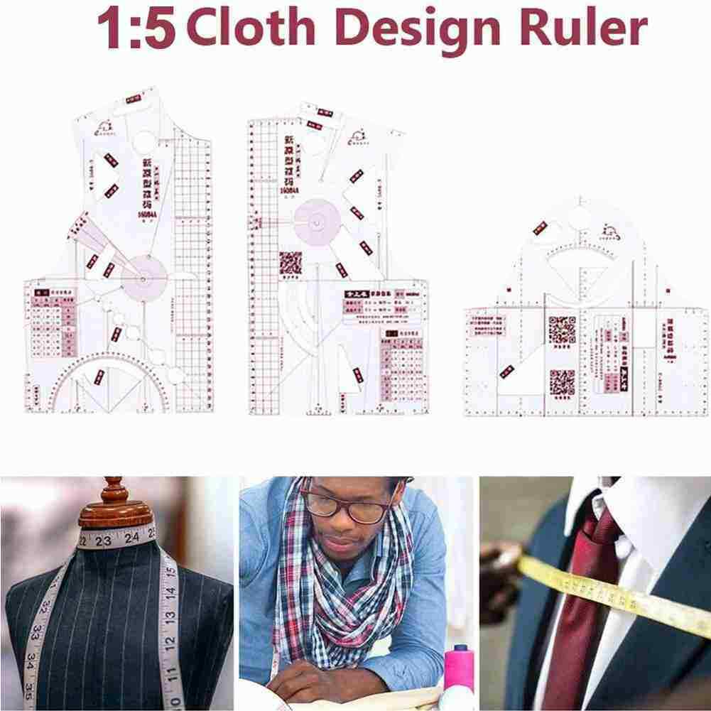 Fashion Ruler For Women Clothes Design, Sewing Pattern Tools Making Q8g5
