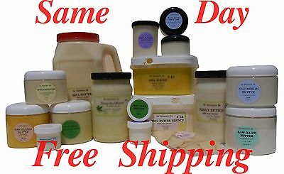 ORGANIC RAW BUTTERS FRESH 100% PURE NATURALORGANIC COLD PRESSED 2 OZ-UP TO 12 LB