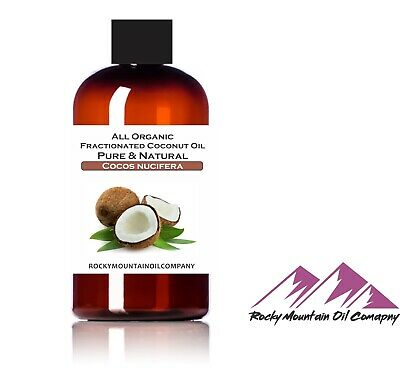 100% Premium Organic Fractionated Coconut Oil Cold Pressed Mct 4 16 32 Oz Gallon