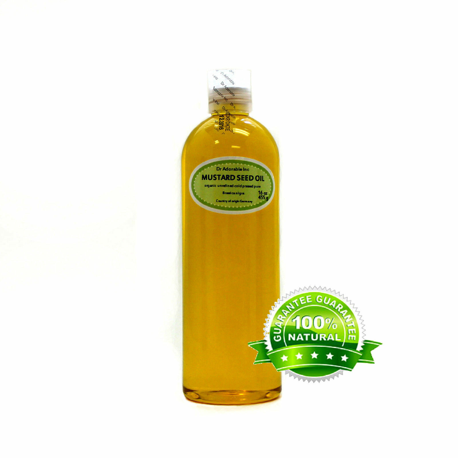MUSTARD SEED OIL  COLD PRESSED UNREFINED ORGANIC FREE SHIPPING!!!