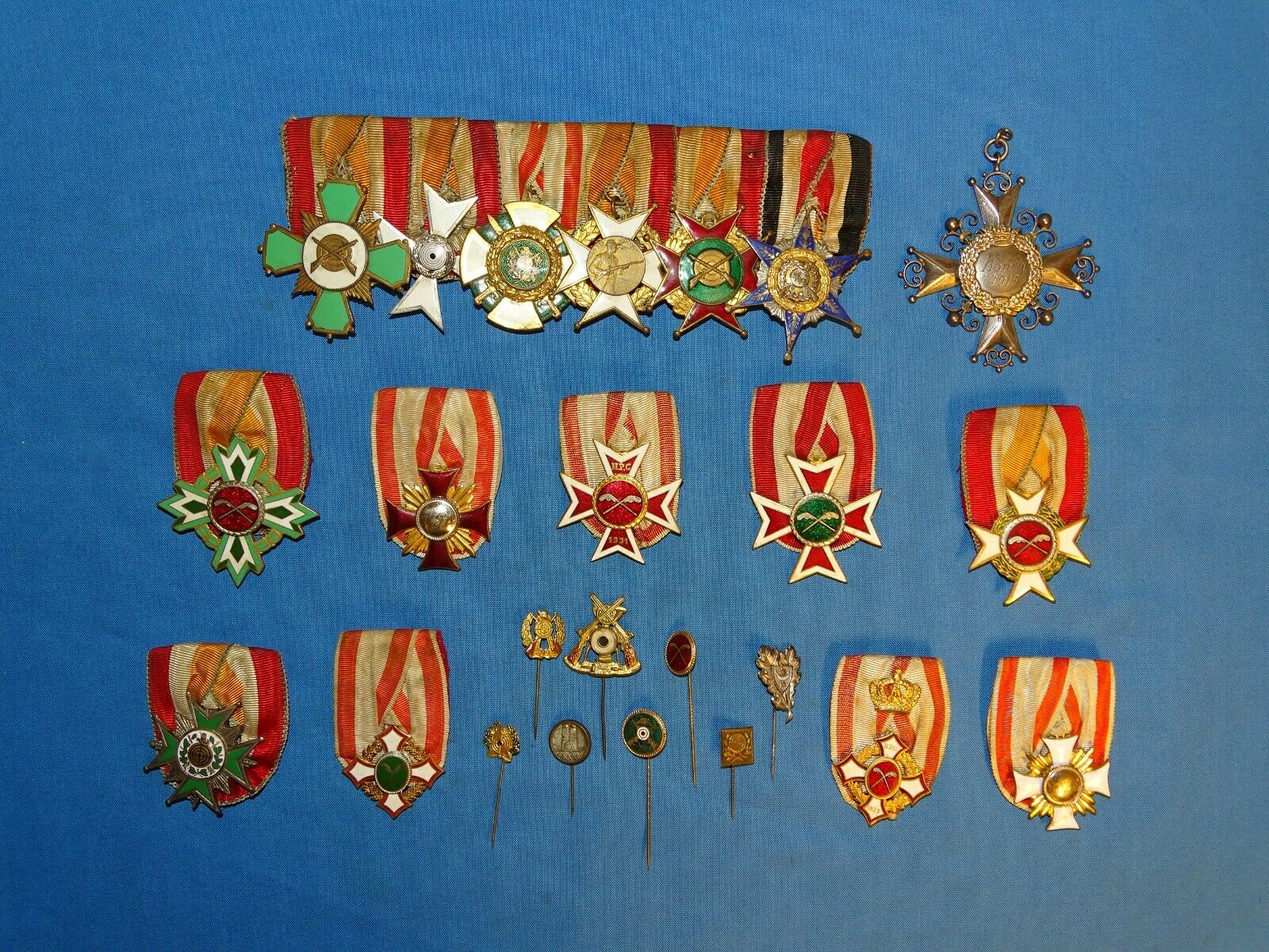 Superb WWI-Pre WWII German Shooting Schutzen Medal Grouping 1914-1931, Engraved