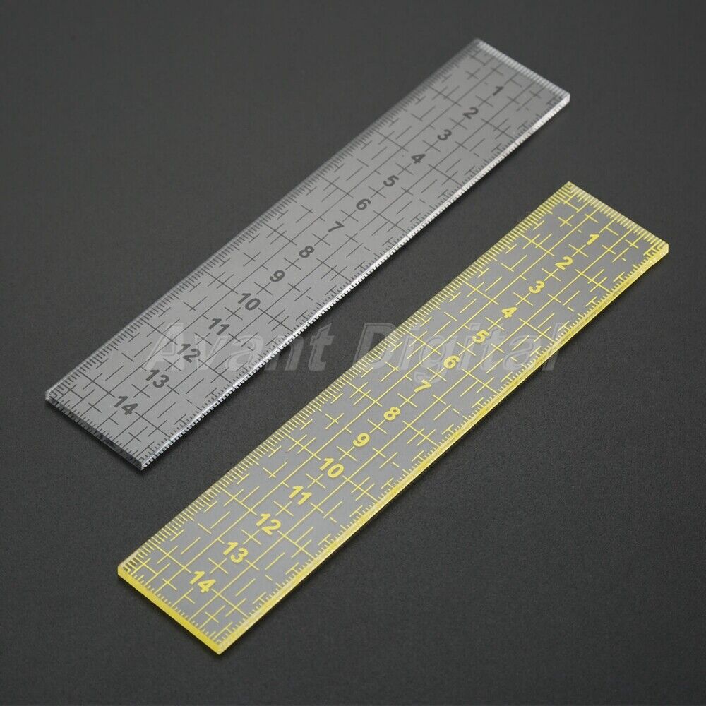 Patchwork Ruler Sewing Patchwork Tool Acrylic Seam Sewing Foot 2 Colour 15*3cm
