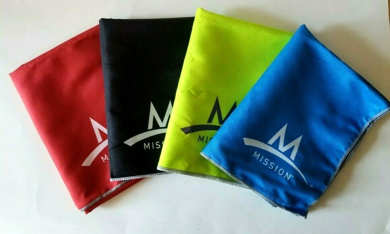 Mission Enduracool Microfiber Cooling Towel 12" X 33" Sports Wear ~ Pick Color~
