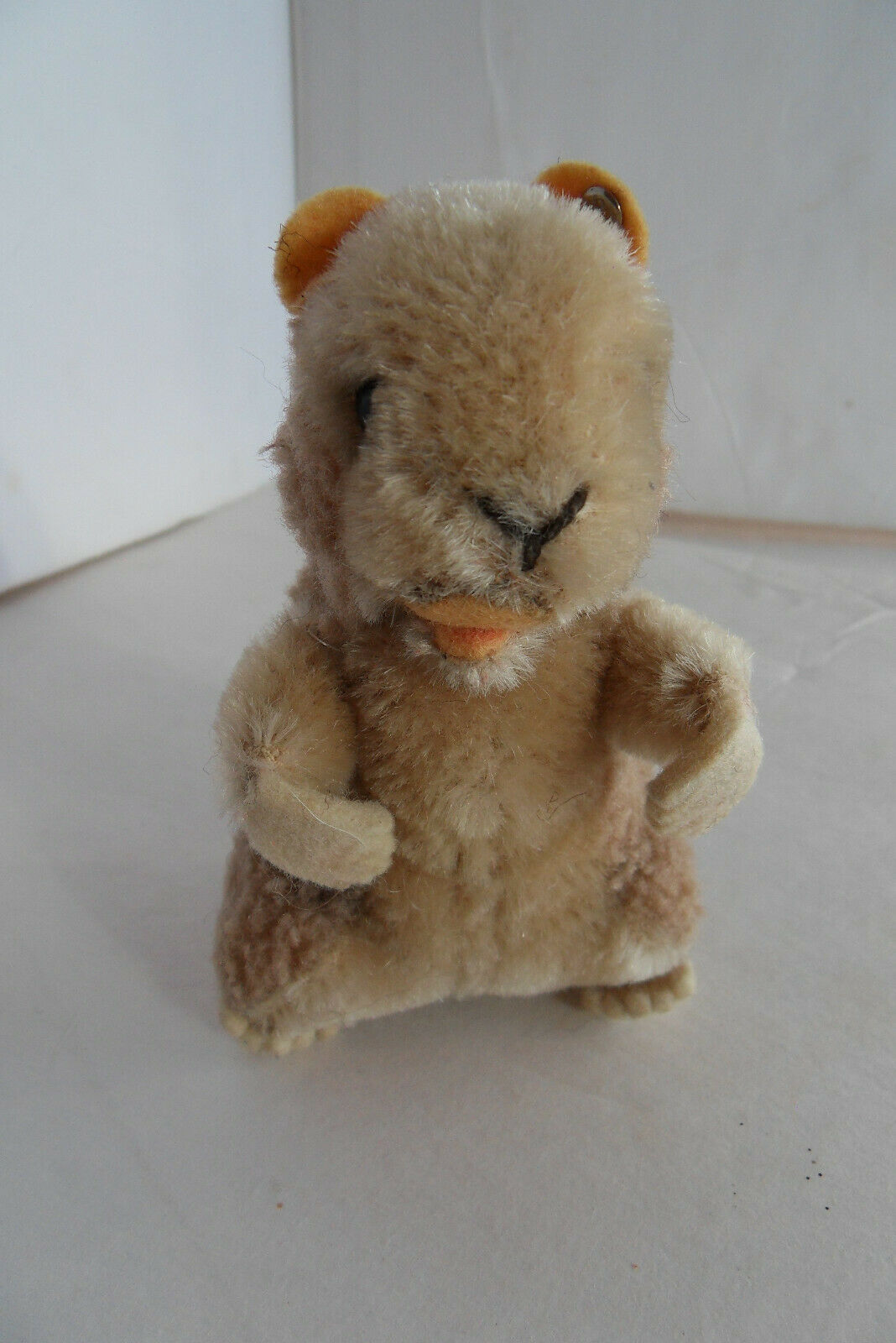 Steiff Beaver Miniature Mohair Button  Made In Germany 2826
