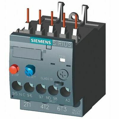 Siemens 3Ru21161gb0 Overload Relay,4.50 To 6.30A,3P,Class 10