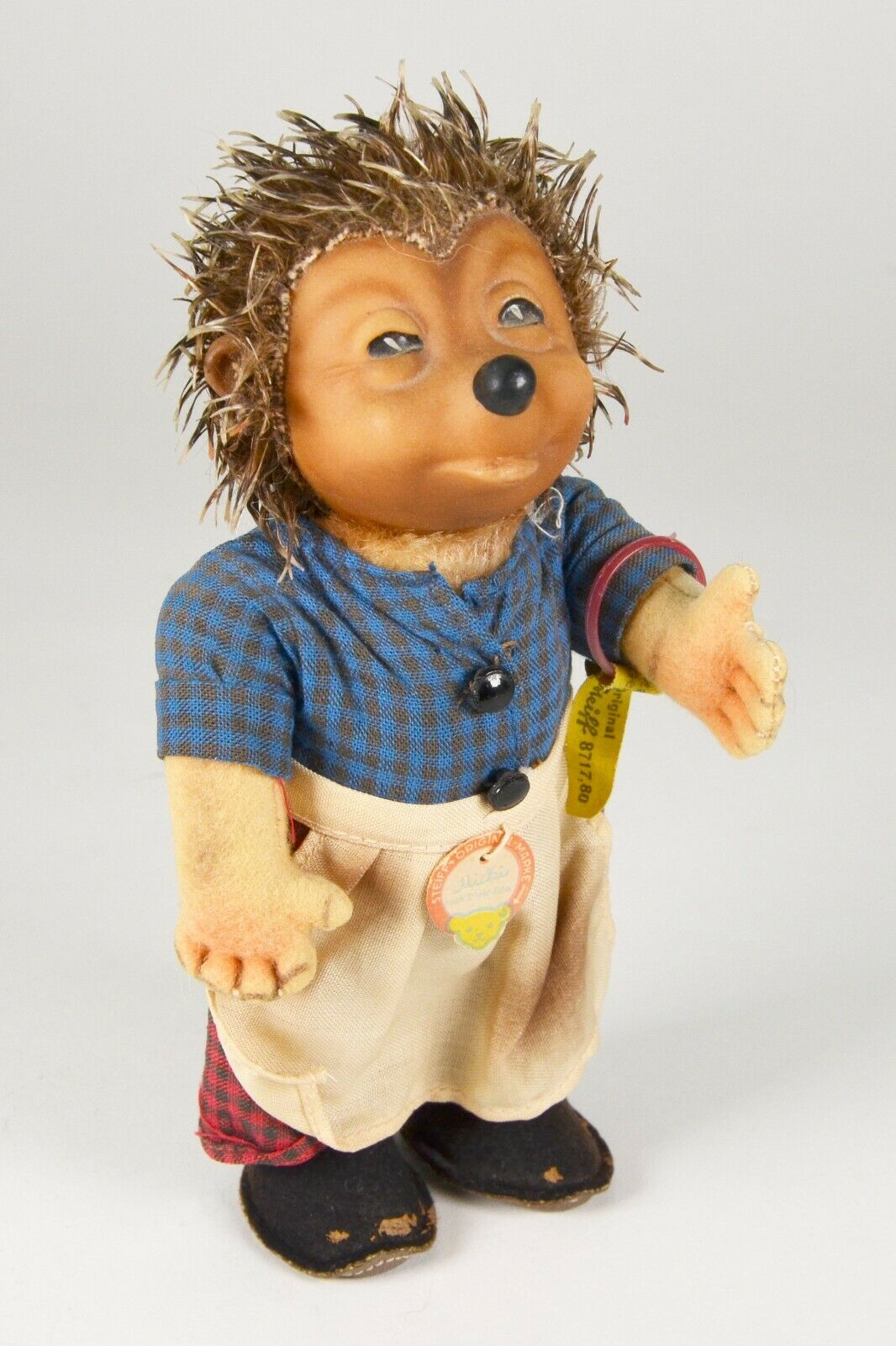 Vintage Original Steiff Doll Hedgehog Micki nach Diehl Film Toy Germany 8717 80
