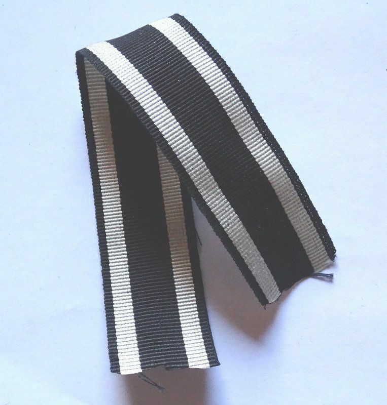 Original German Ww 1 Ribbon For A Iron Cross - 8 Inches / 26 Mm Wide