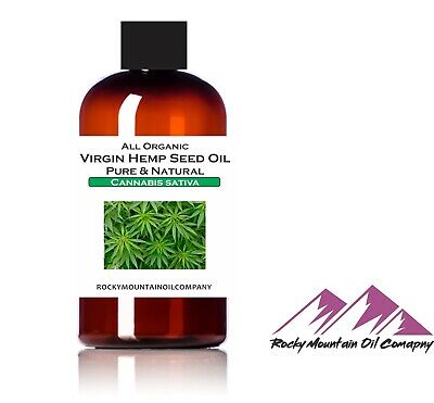 Pure Organic Virgin Hemp Seed Oil Raw Unrefined Cold Pressed 2 Oz To Gallon