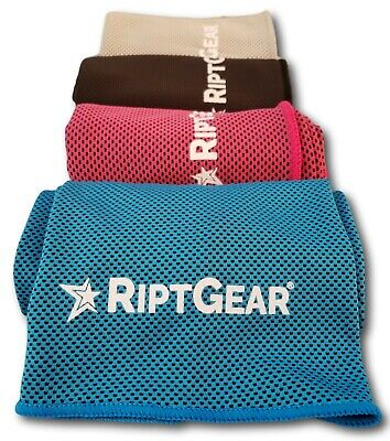 RiptGear Instant Cooling Towel - Yoga, Gym and Sports - Multiple Colors