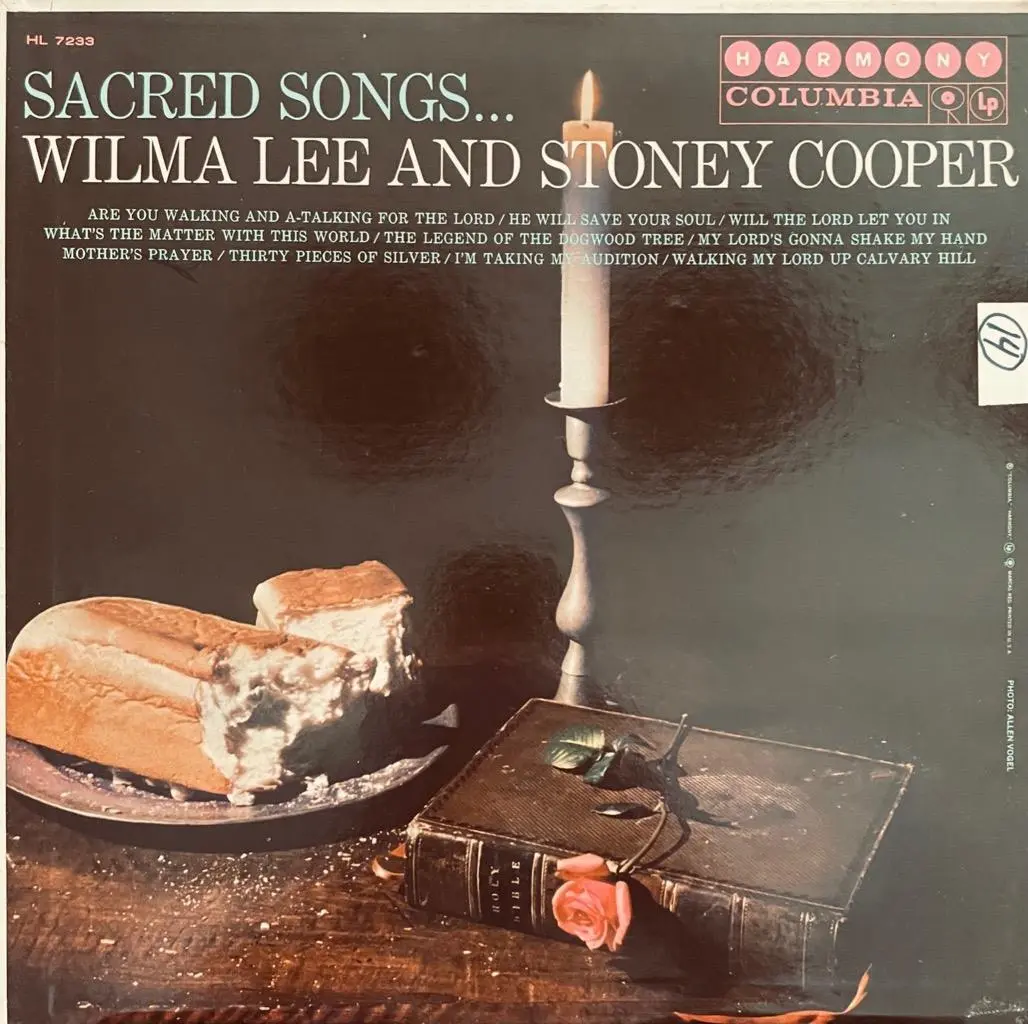 WILMA LEE & STONEY COOPER HAND SIGNED AUTOGRAPH LP ALBUM 