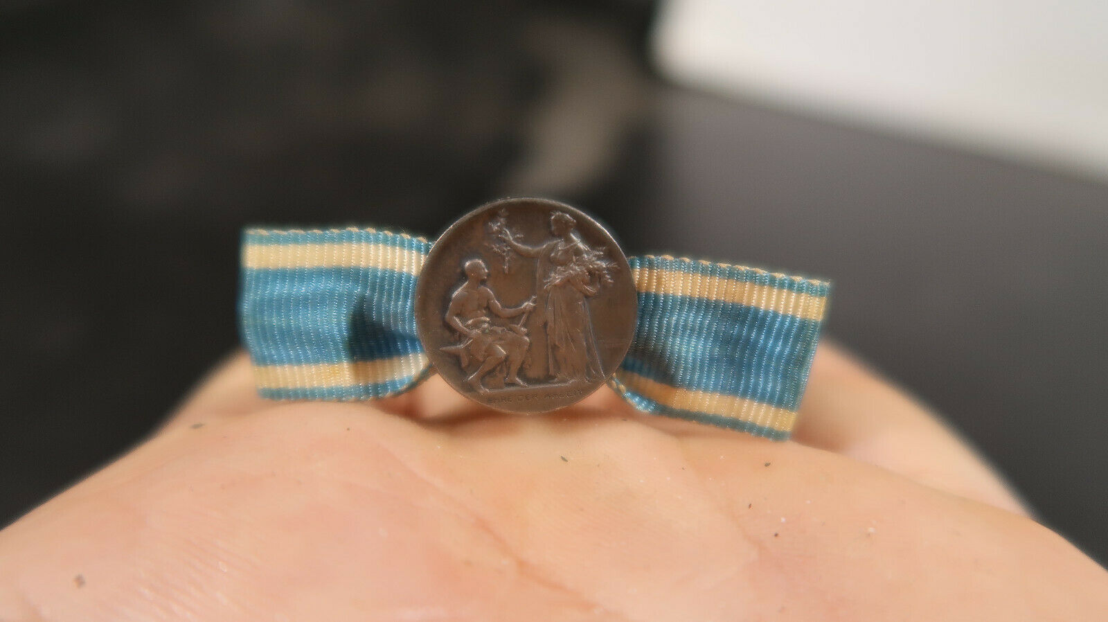 WWI ERA German Bavaria Service Medal Miniature