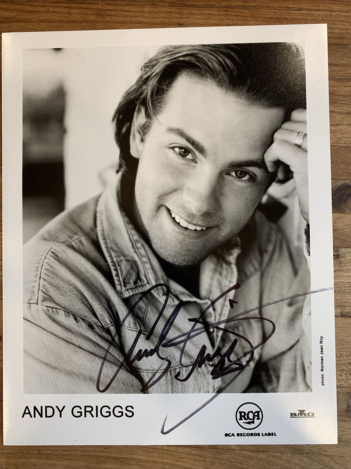 Andy Griggs Autographed 8x10 Photo