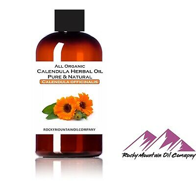 Premium Organic Calendula Infused Oil 100% Pure & Natural 1 2 4 6 8 16 32 Oz