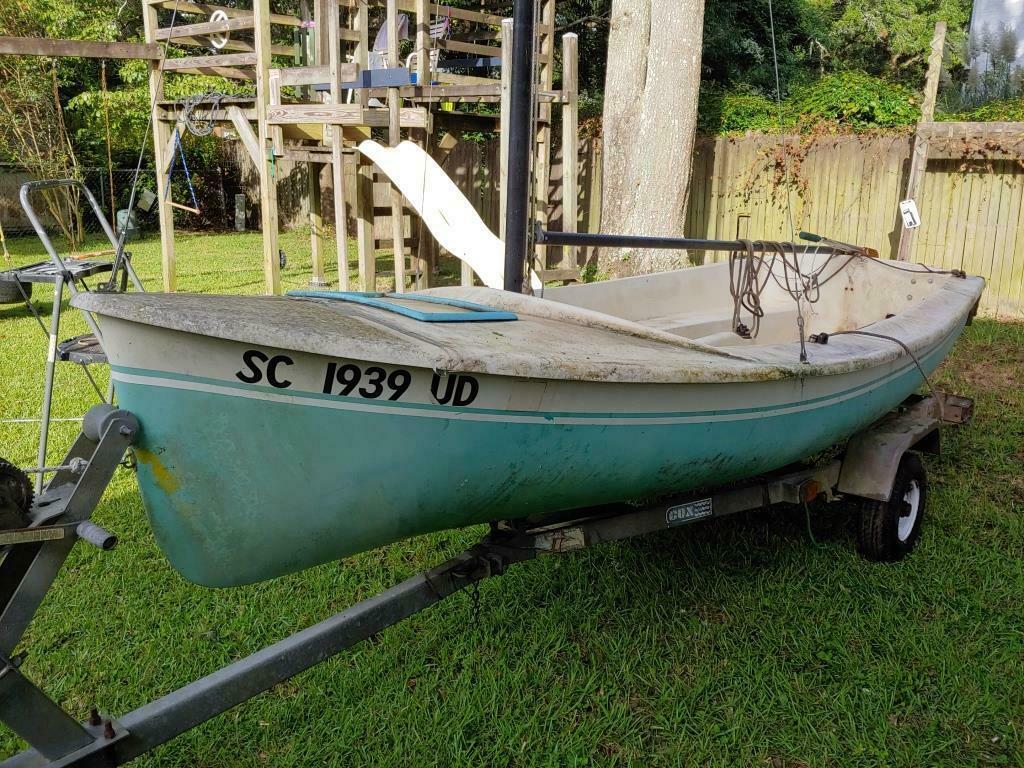 Sf - 1980 O'day Widgeon 12'4" Sailboat & Trailer - South Carolina