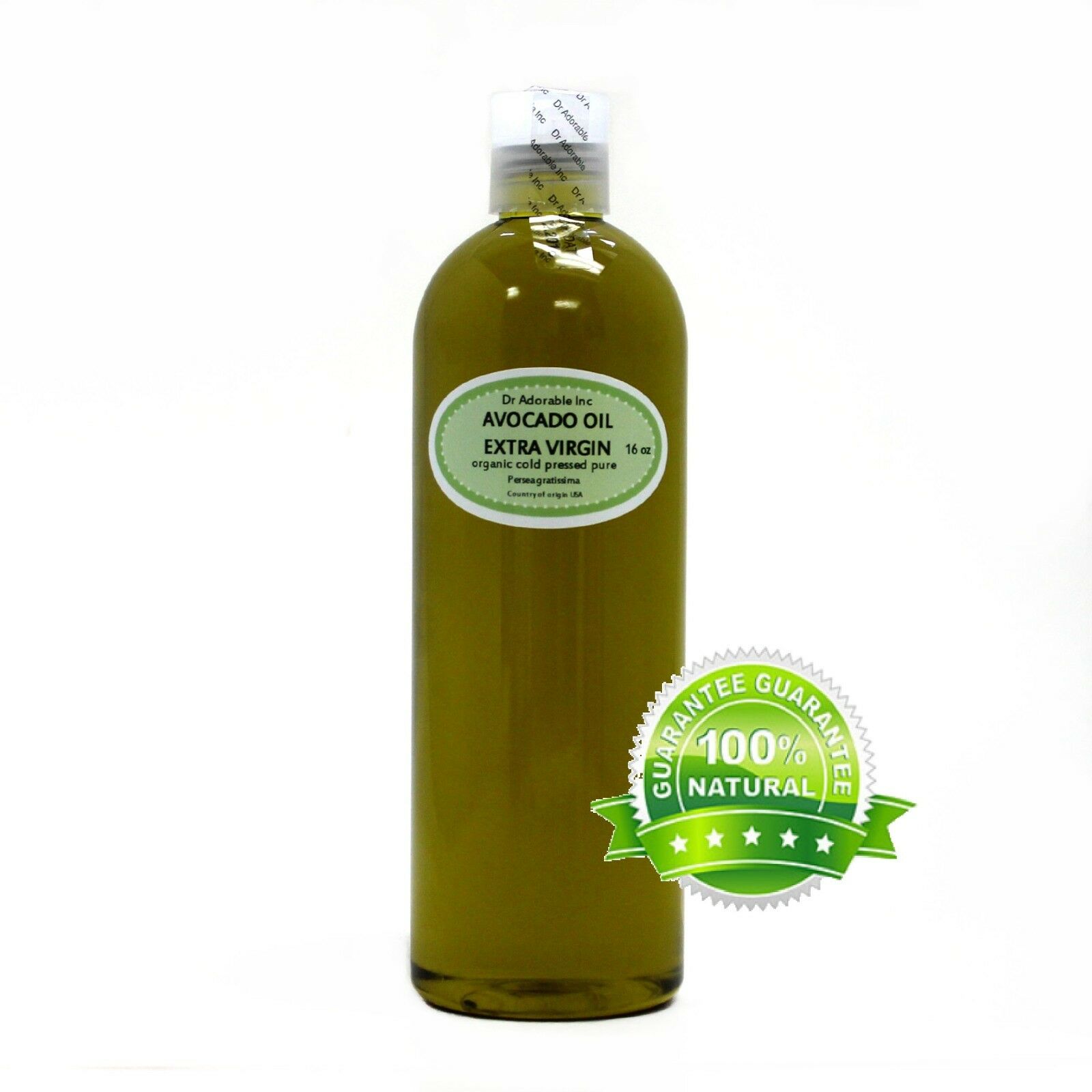 Extra Virgin Avocado Oil Unrefined Raw 100 %Pure Organic Cold Pressed 2oz-Gallon
