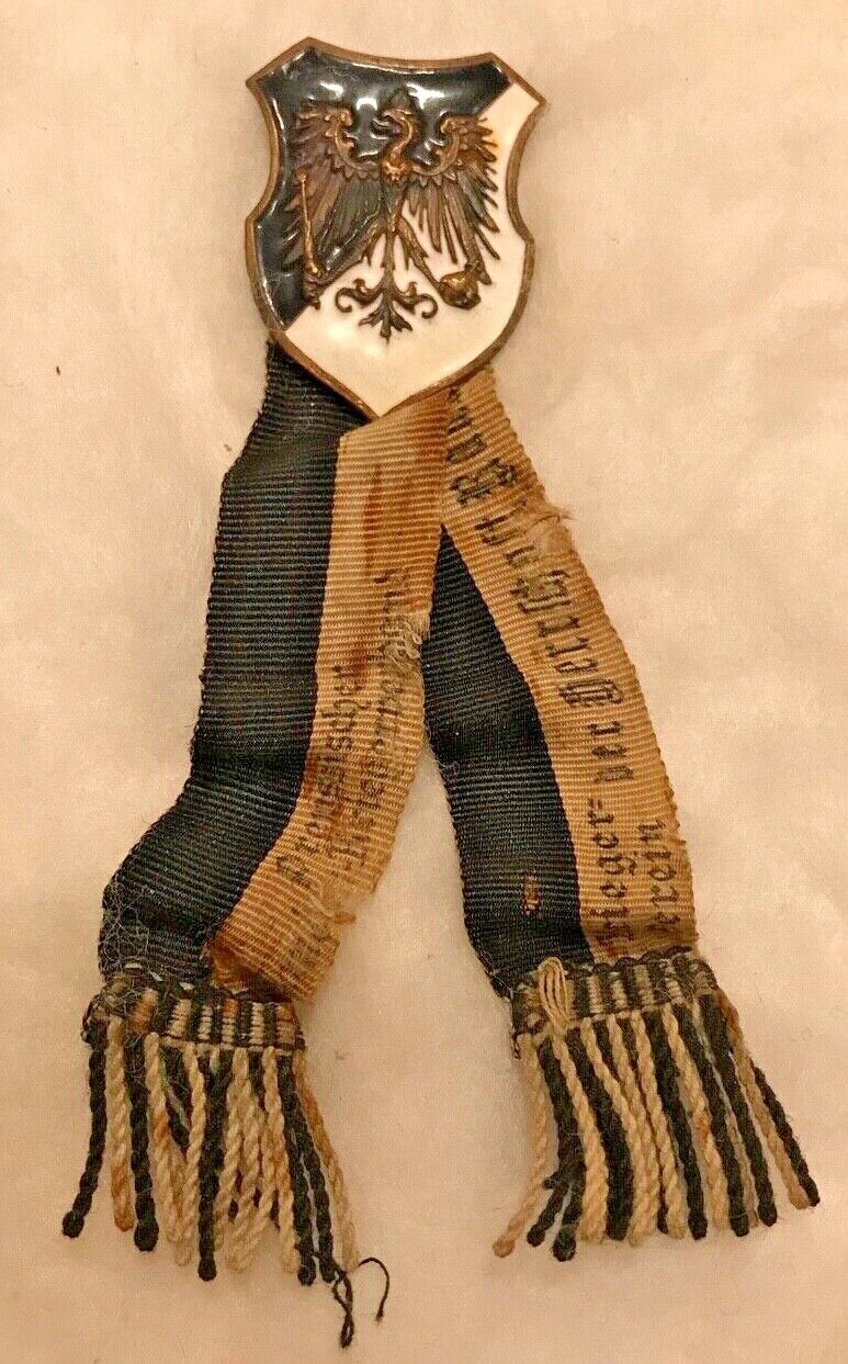 VTG Antique Original WWI German Imperial Prussian Warriors Association Badge