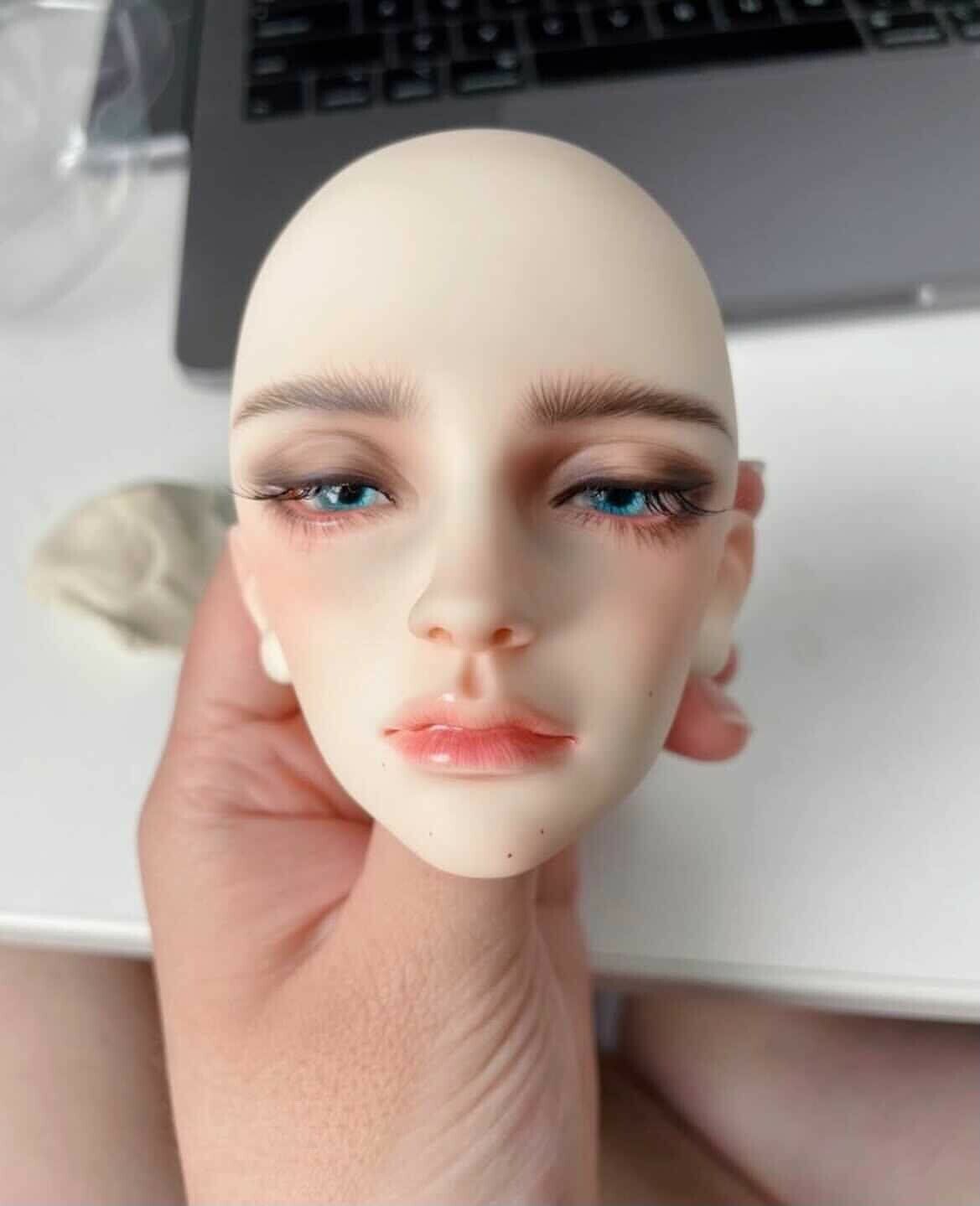 *legit* Switch Ryuzo P In Pb With Professional Faceup - Bjd 1/3 - Head Only