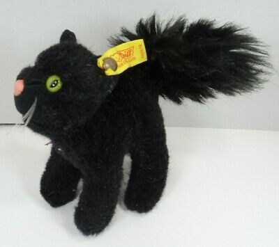 Steiff Halloween Black Cat Plush 5