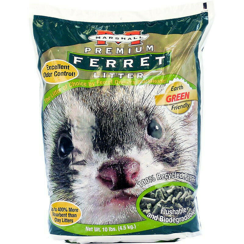 Marshall Premium Ferret Litter Net Weight 10 Lbs