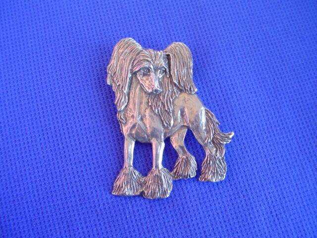 Chinese Crested Necklace Pewter Princess 22g Toy Dog Jewelry By Cindy A. Conter