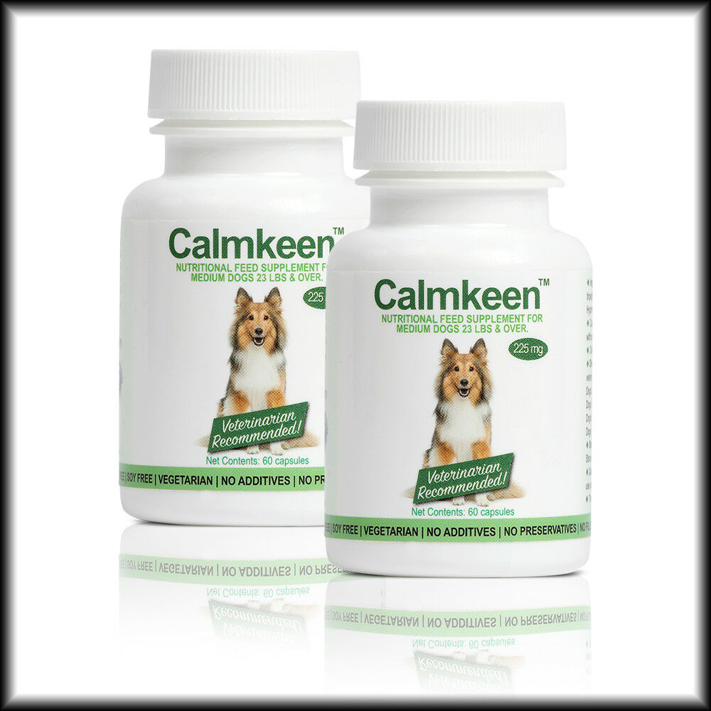Calmkeen 225 mg for Medium Dogs 23lbs and Over 120 ct (2X60) FREE SHIPPING!!
