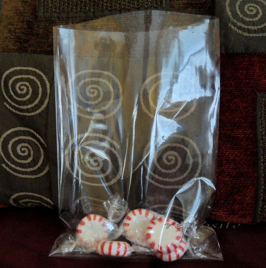 Clear Flat Open End Cello Bags for Bakery Cookie Candy 1.5 MIL Pick Size/Qty