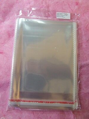 50 CLEAR Self Sealing CELLO Bags Envelopes A2 4.75