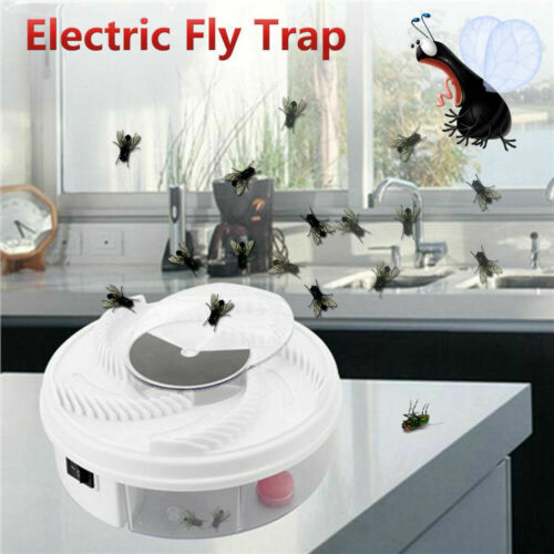 1PC USB Cable Electric Fly Trap Device +Trapping Food  Insect Killer White NEW