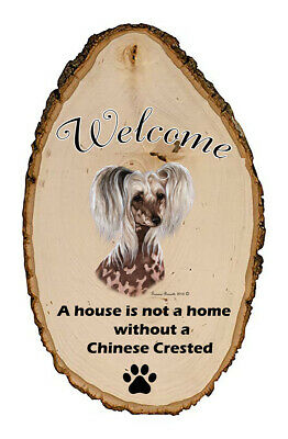 Outdoor Welcome Sign (tb) - Chinese Crested 51417